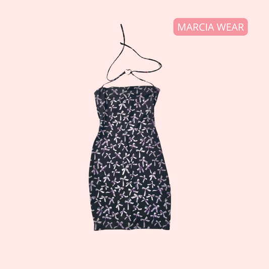 MARCIA HEART MINI BOWS DRESS